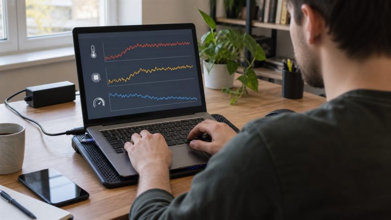 Laptop zwalniający podczas pracy z powodu temperatury lub ograniczeń zasilania